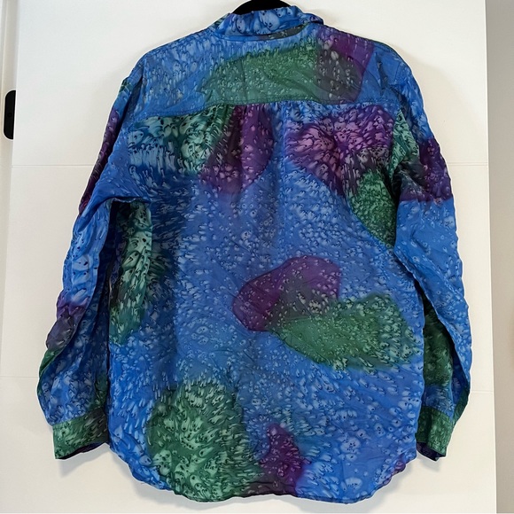 Footlocker | Vintage Silk Button Up - Picture 6 of 12